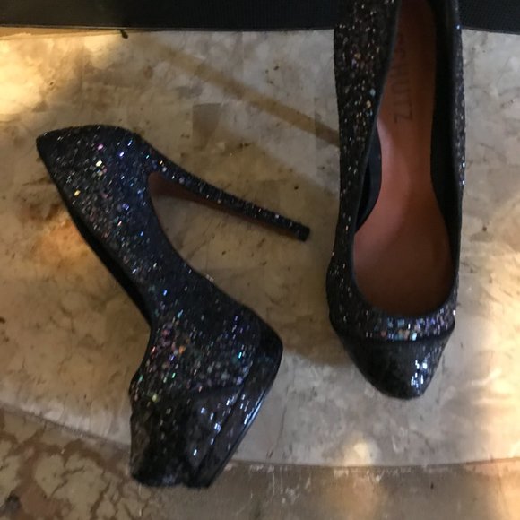 Shultz Shiny Heels Sz 5 - Picture 13 of 16
